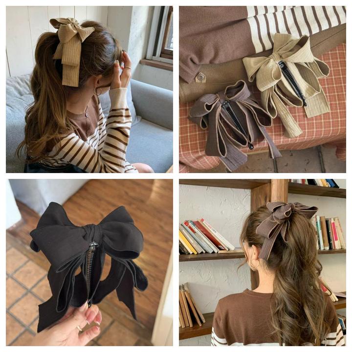 韩国高级感美拉德咖啡色秋冬少女感香蕉夹2025新款高马尾扎发发夹