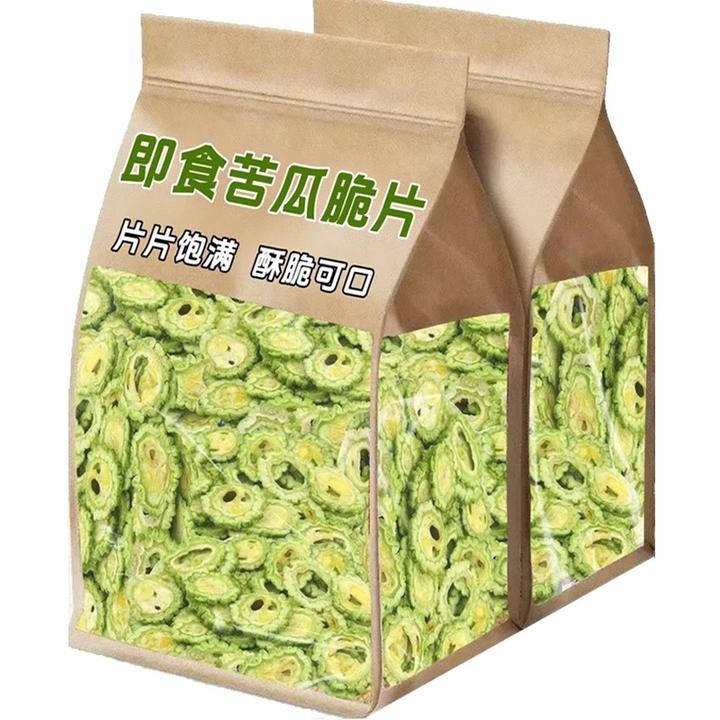 【苦瓜蔬菜干】原切苦瓜脆开袋即食解馋健康零食早餐充饥好吃营养