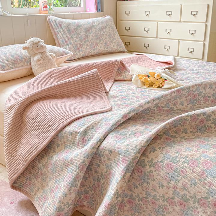 新款云感懒人加绒床盖三件套双面可用