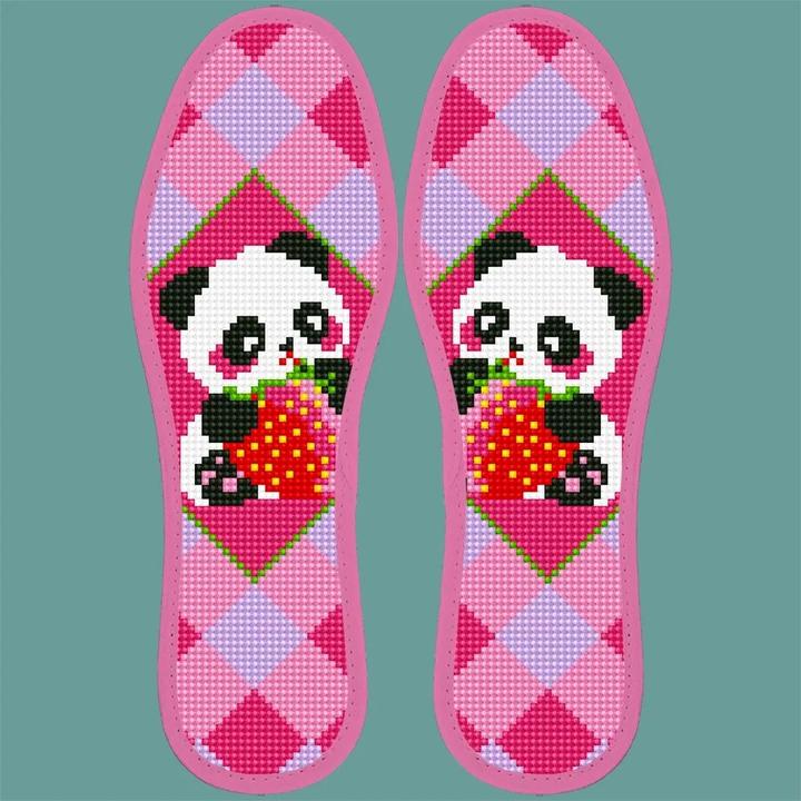 2026新款配送纯手工刺绣十字绣鞋垫半成品吸汗透气不褪色带针带线