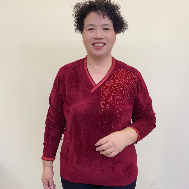 秋冬季中老年妈妈装新款时尚风保暖百搭减龄气质洋气妈妈女装1007