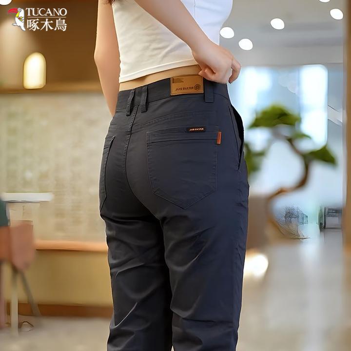 男士宽松休闲裤男2025新款商务西裤直筒男裤长裤高端裤子男春秋款