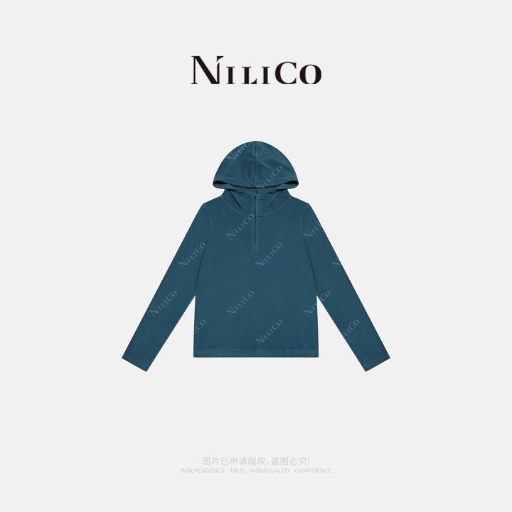 【花未眠】浪漫法式穿搭特调云感绒显瘦百搭连帽卫衣