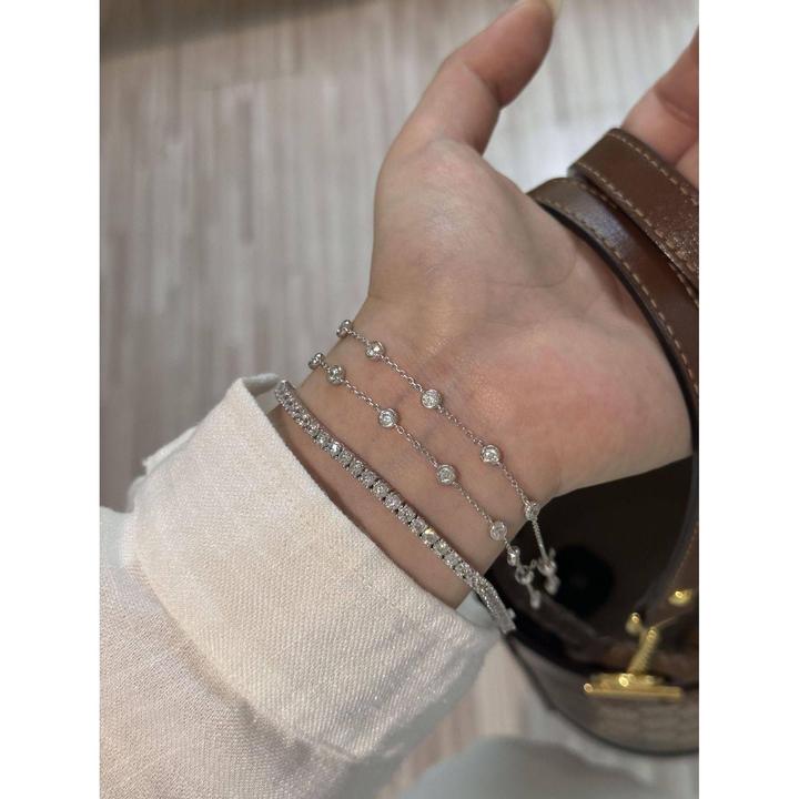 新款吊坠流苏手链小众设计轻奢高级感手环百搭法式饰品耳饰简约