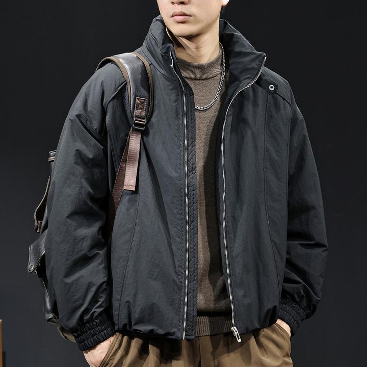 U&PURA美式白鸭立领羽绒服男2025冬季新款加厚保暖男秋冬外套大码