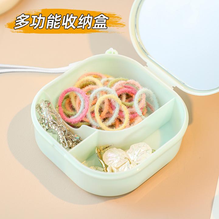 首饰盒便携迷你饰品化妆盒多功能项链耳环戒指手链儿童饰品礼物盒