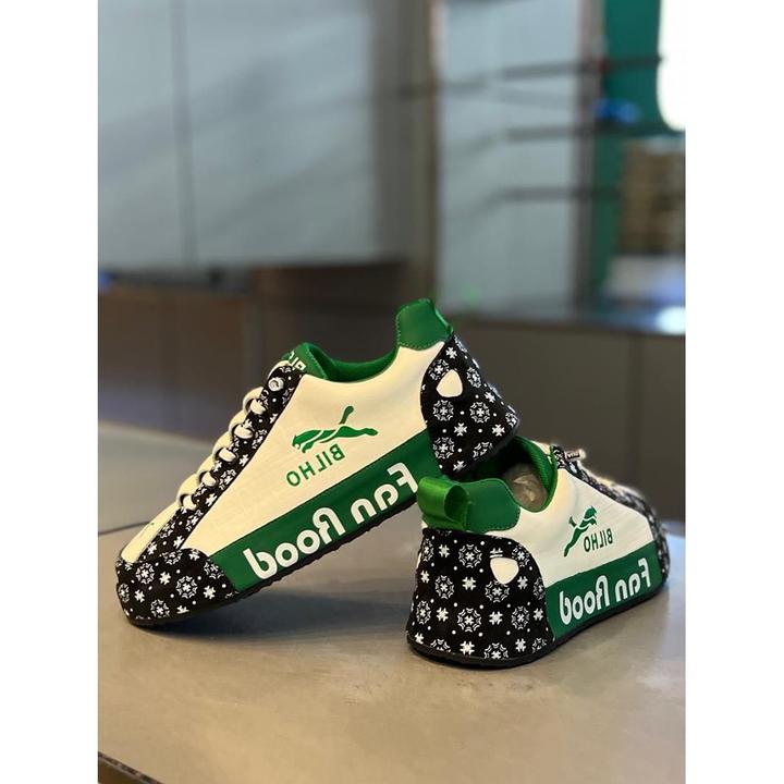 男鞋2025夏季新款低帮厚底时尚百搭懒人一脚蹬皮面韩版舒适包底鞋