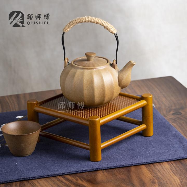 CBJ063(邱峰专属)楠竹竹丝席禅意壶架