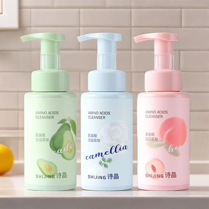 氨基酸水蜜桃洁面慕斯泡泡深层清洁泡沫控油紧绷