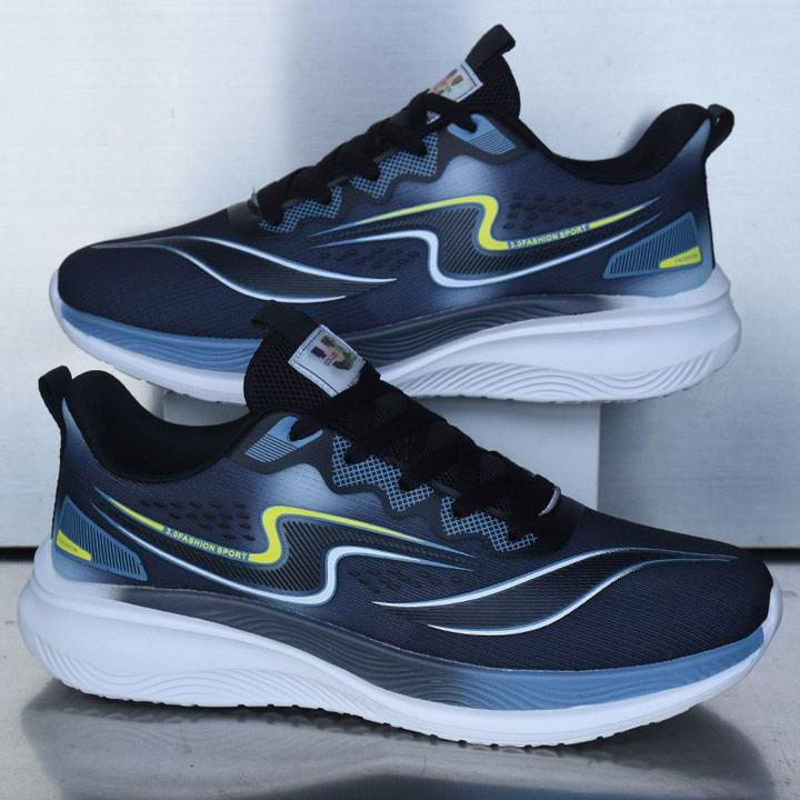 透气专业防臭防滑软底男士鞋子休闲运动鞋春夏季男鞋跑步鞋痞帅男