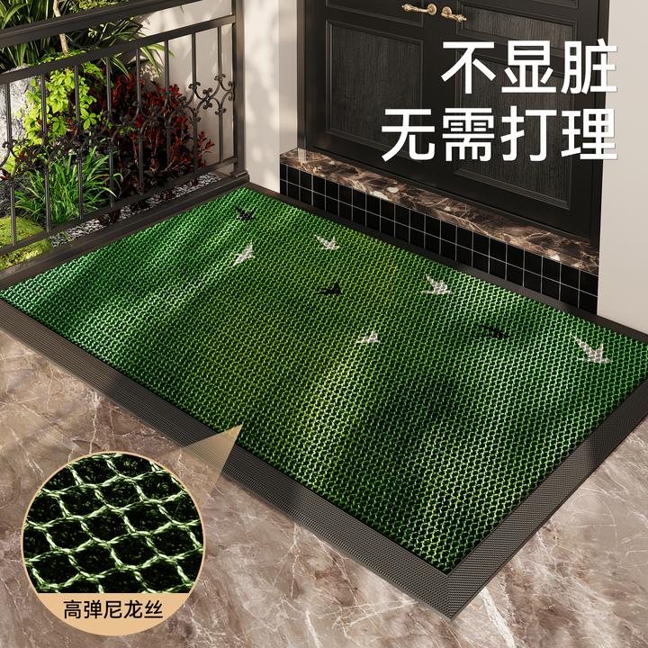 入户门地垫2025新款家用高弹除尘高级感进门口免洗防滑地毯脚垫