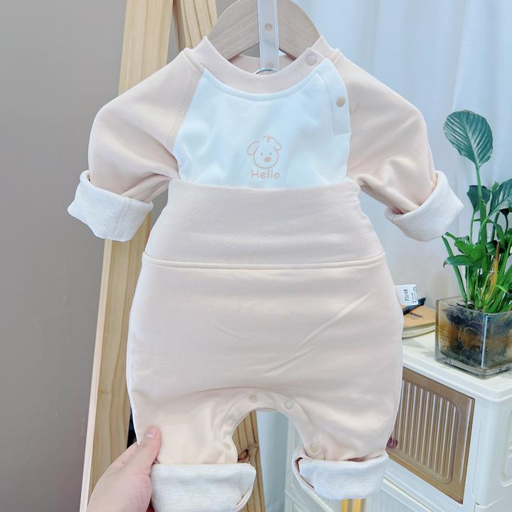 免脱宝宝33267冬款羊毛蚕丝保暖衣500g双层加厚高腰保暖套装