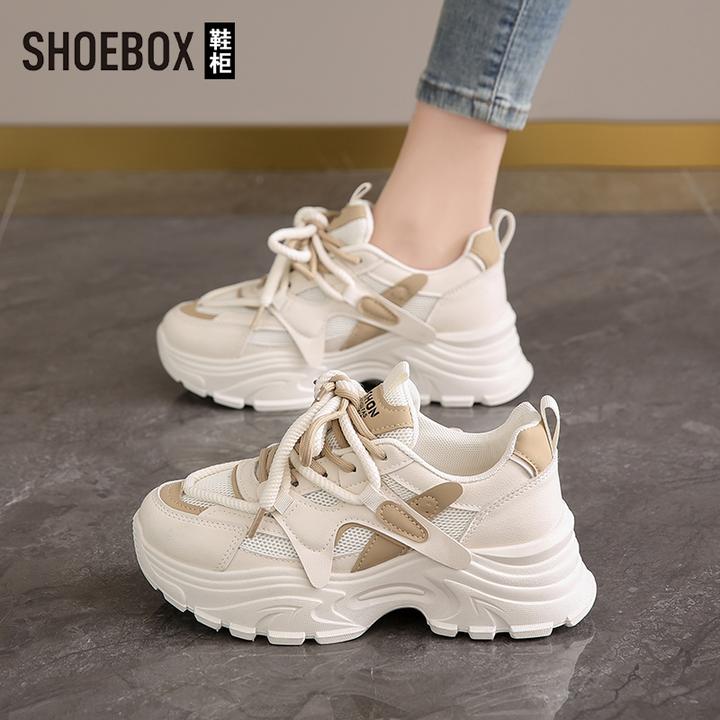 达芙妮集团鞋柜老爹鞋女新款爆款鞋子春季休闲百搭厚底鞋运动潮鞋