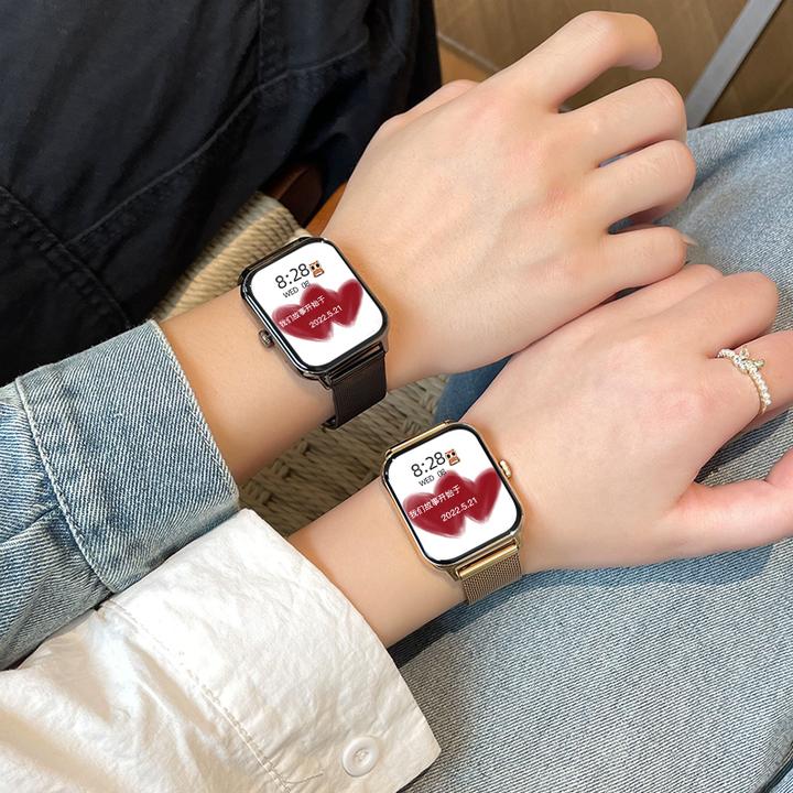 情侣智能手表一对送男女朋友多功能蓝牙电话运动七夕情人节礼物新