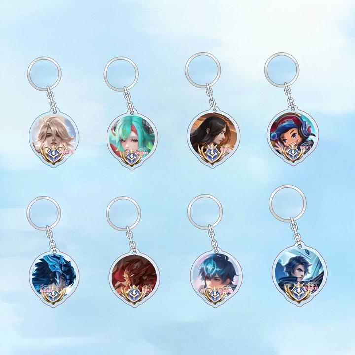 王者荣耀周边游戏钥匙扣挂件卡通动漫西施李信精美书包挂饰礼物