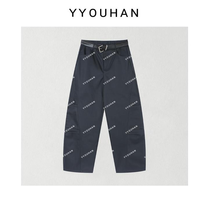 月月 2025冬季新款伐木裤加厚加绒女秋冬裤子休闲裤 2511C7968