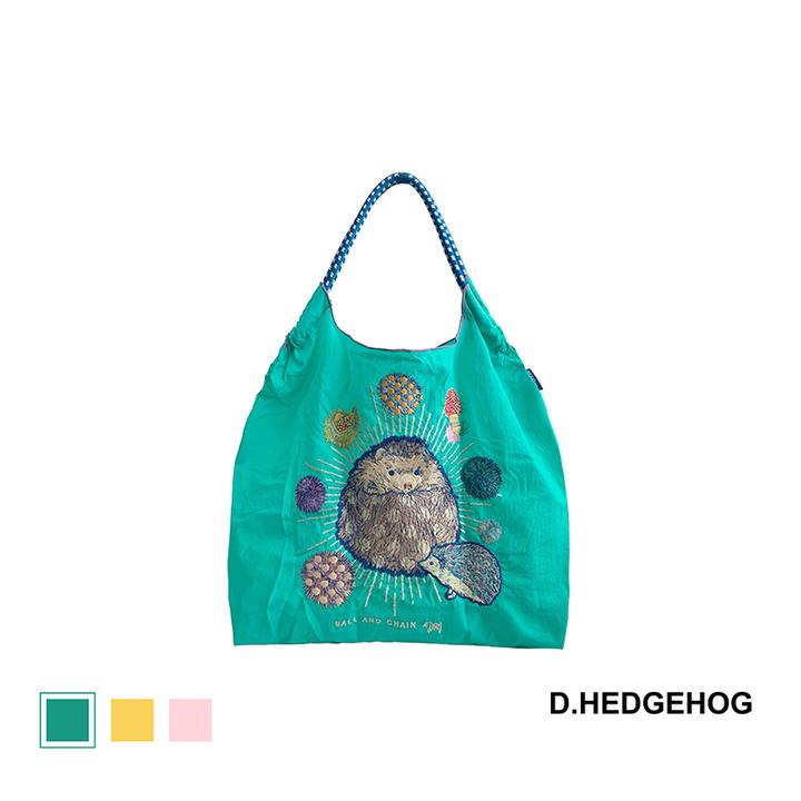 【刺猬】Ball&Chain官方正品刺绣购物袋通勤斜挎包环保袋女包