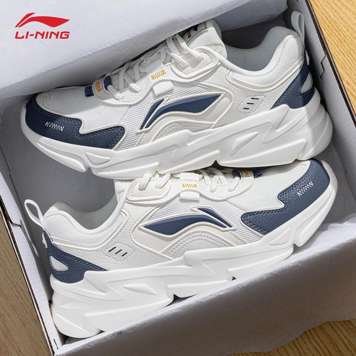 李宁云海男鞋老爹鞋2025夏季跑步运动鞋百搭潮鞋厚底增高休闲鞋子