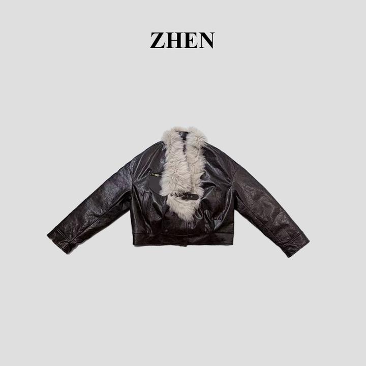 【ZHEN】25K02282 2025新款秋冬保暖羽绒外套职场风小众设计师款