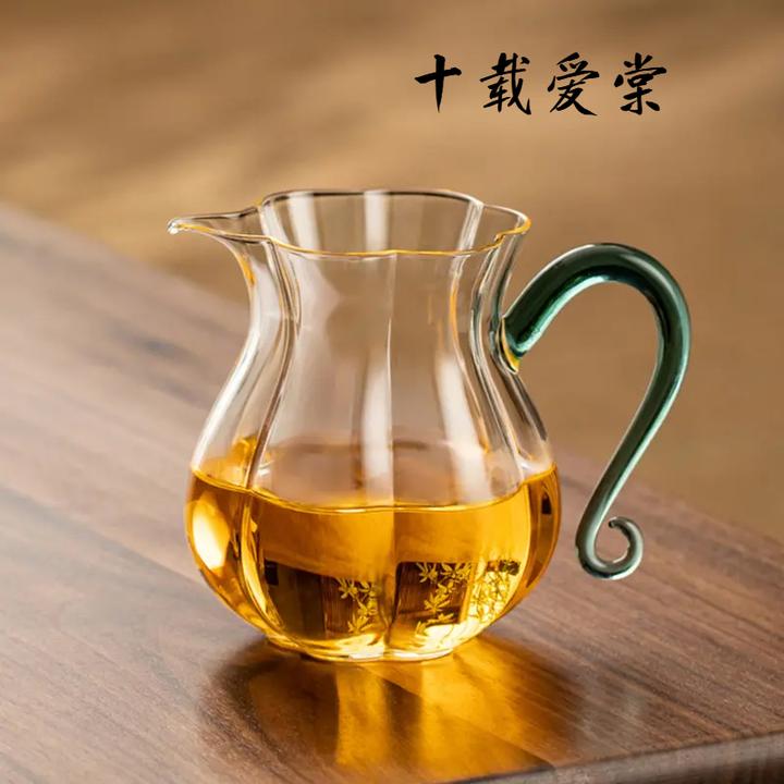 十载爱棠公道杯家用分茶器茶海高档泡茶耐热公杯套装玲珑瓷茶具