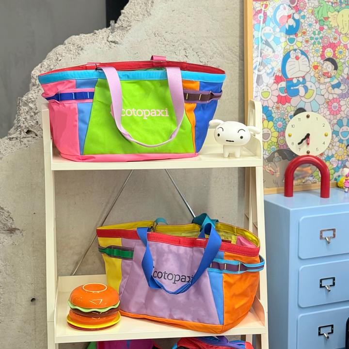 抖音双11popoglow彩色大托特30L单肩手提羊驼多巴胺托特包羊驼包