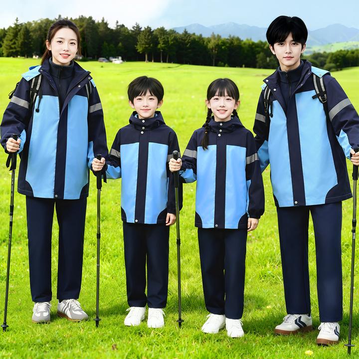 江西景德镇统一校服男女孩冲锋衣三合一可拆卸内胆三件套保暖班服