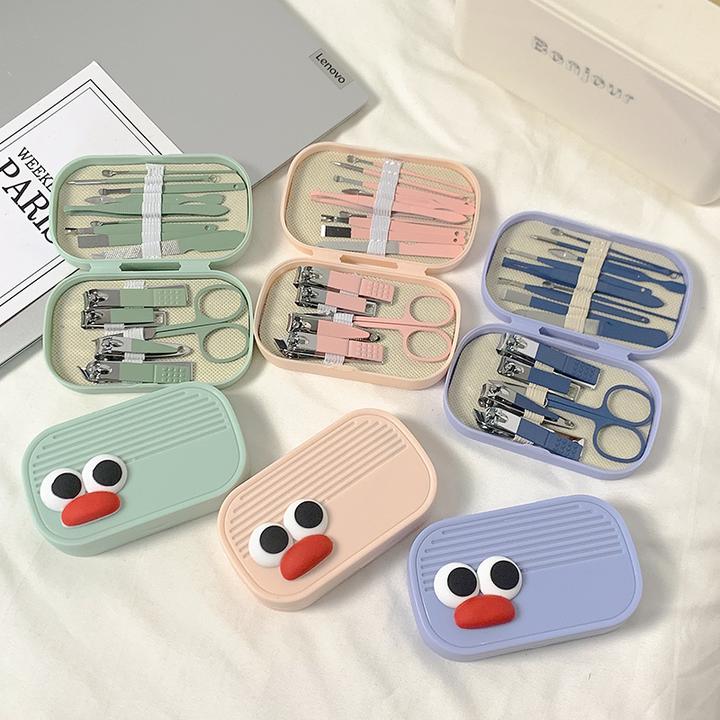 可爱指甲剪刀家用修脚专用指甲钳女士斜口脚指甲刀挖耳勺工具