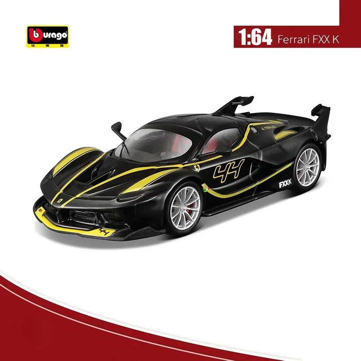 burago/比美高1:64法拉利FXXK合金汽车模型收藏摆件男生炫酷跑车