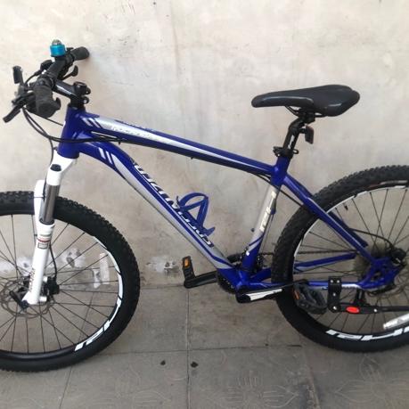 闪电斯巴鲁联名A1山地车 M码车架20速套件 26轮组  橙色美好