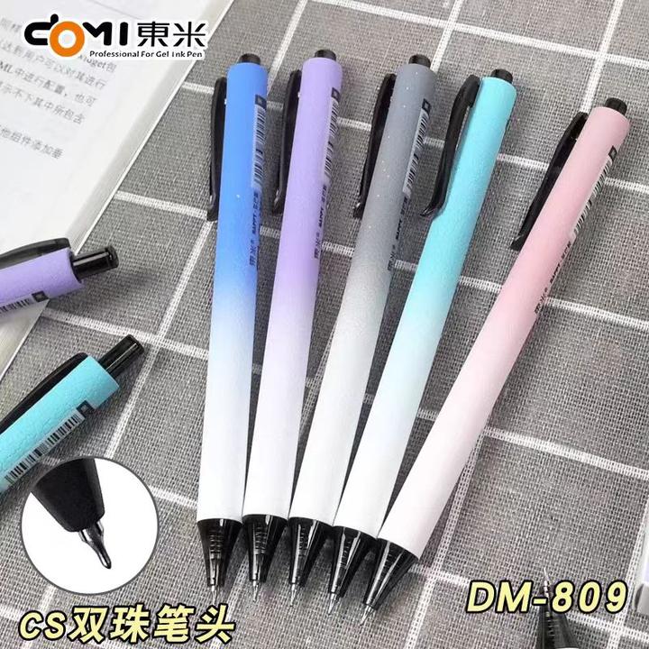 东米正品多巴胺DM809cs双珠浓黑速干0.5牛皮质感高端设计考试商务