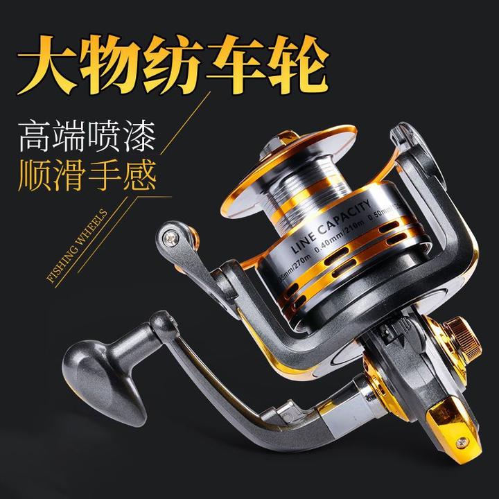 全金属纺车轮鱼轮渔轮海杆鱼线轮海竿轮不锈钢正品锚鱼专用筏钓轮