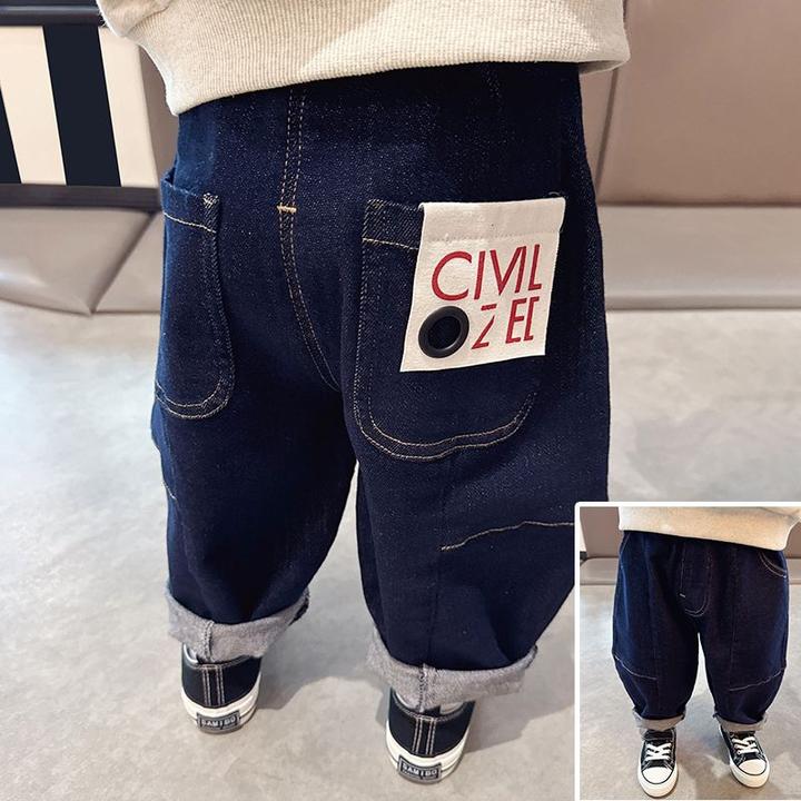 【好评率超99%同款】男女童牛仔裤春秋款2025秋季儿童裤子宝宝宽松D