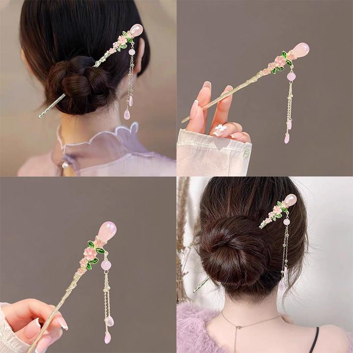 国风发簪简约步摇现代簪子古风流苏高级中式旗袍盘发汉服发钗头饰