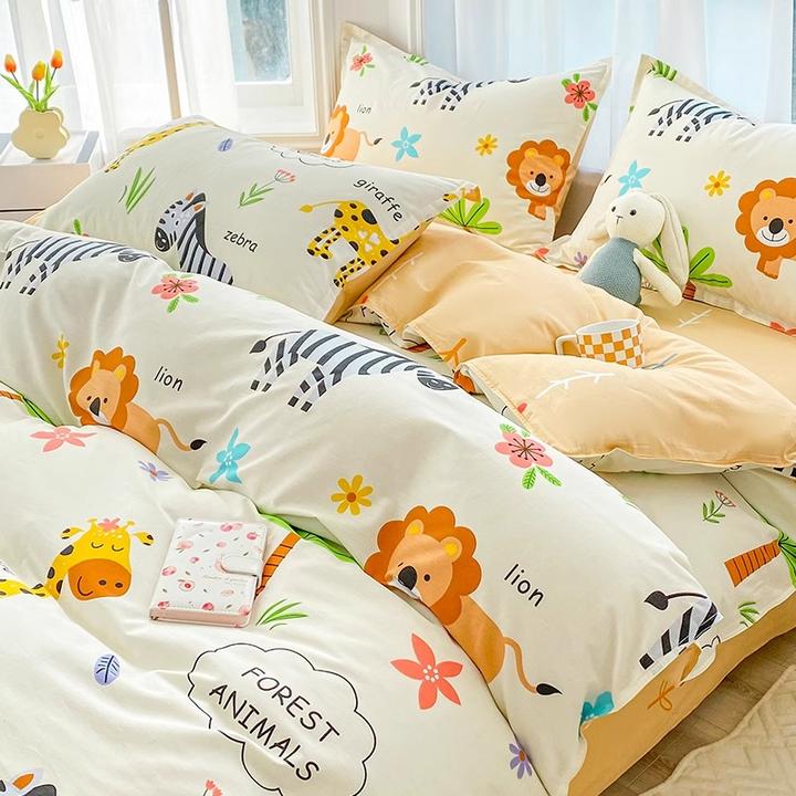 2025新款纯棉被套单件150x200儿童单人全棉被罩1米5被单套200x230