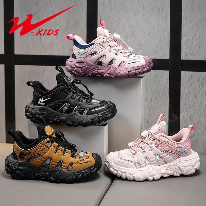 【达人专属】双星童鞋秋季女童网面透气儿童运动鞋男童休闲鞋90218