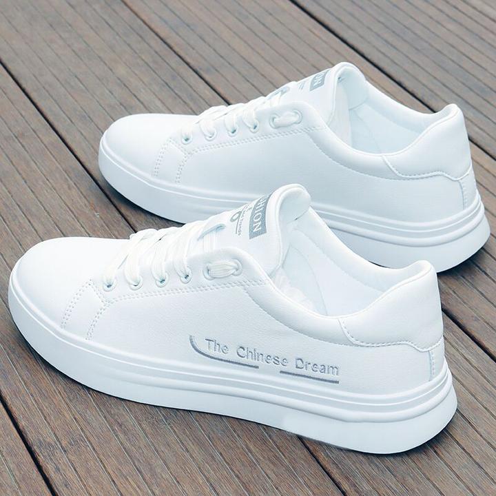 男鞋2025年夏季新款防水小白鞋男士韩版潮流运动休闲潮鞋百搭板鞋