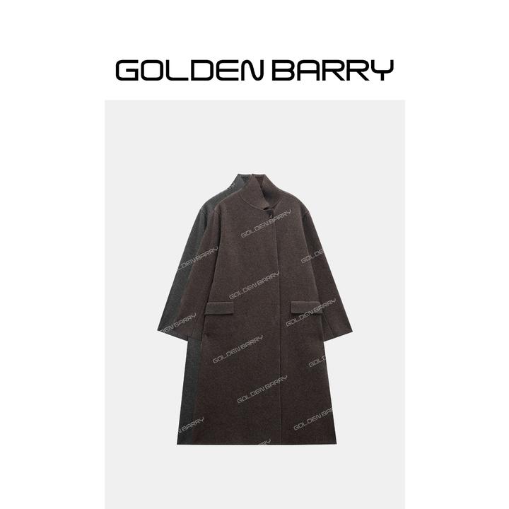 GOLDENBARRY|243110高端宽松毛织开衫