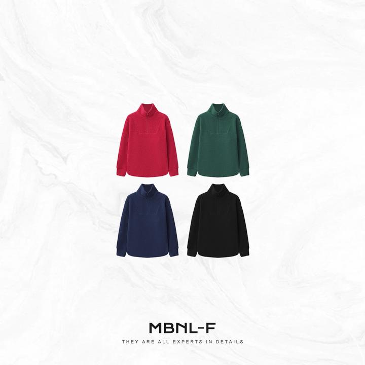 MBNL-F”松弛绘秋“ 高定摇粒绒感中高领宽松卫衣 秦磊XM-XWY067