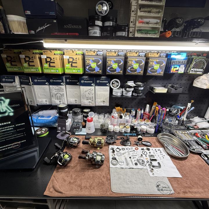 OTHER禧玛诺达瓦阿布水滴轮纺车轮深度精细保养及维修改装贴膜