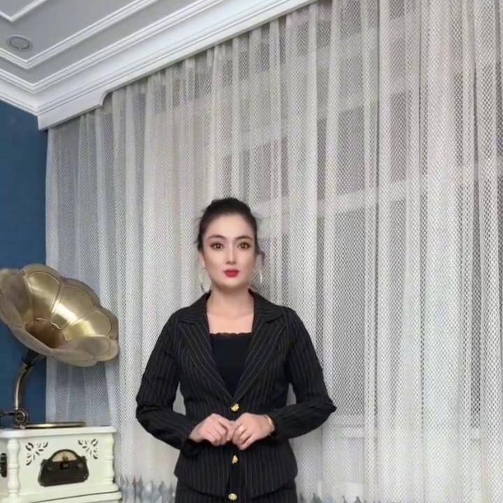 春秋气质修身显瘦小香风西装外套高腰半身裙两件套