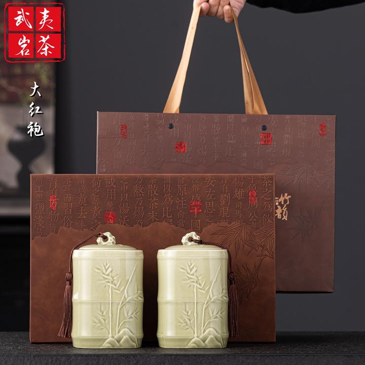 正宗武夷大红袍茶叶新茶武夷山岩茶乌龙茶春茶岩茶肉桂商务送礼