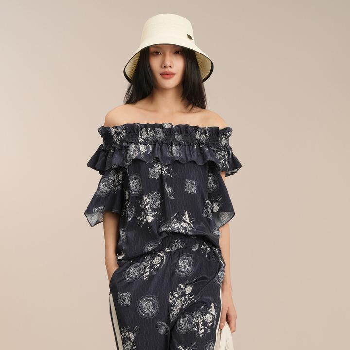 XK221008B497-XG雪歌2025夏新款衬衫