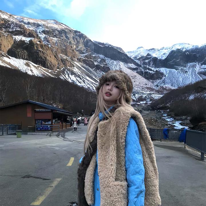 新款外套海盐特调宽松衬衫女秋冬新款叠穿氛围感夹棉衬衣外套