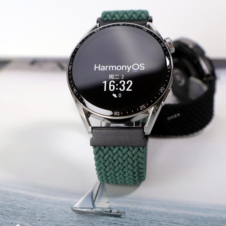 适用华为GT6/Pro机甲风伞扣GT4/3弹力尼龙编织柔软watch5手表腕带