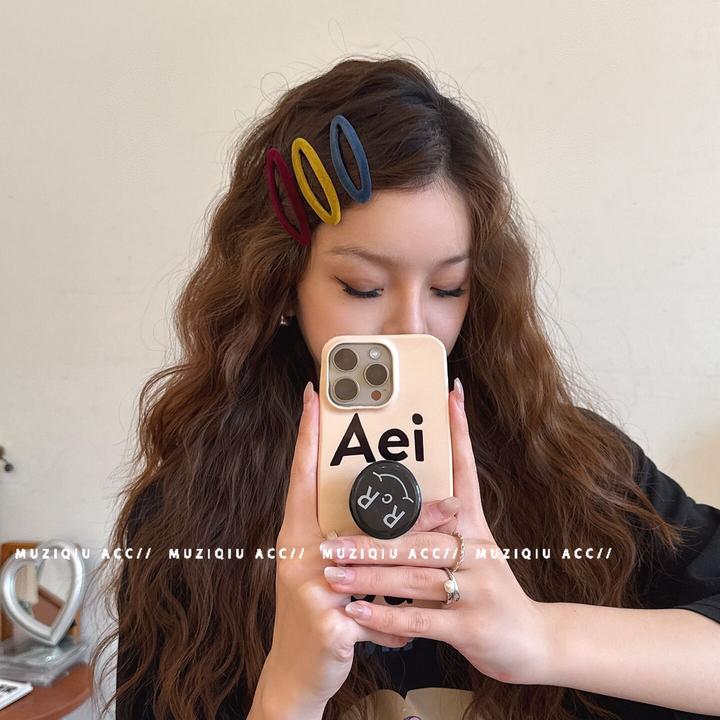 木子秋高级感丝绒质感水滴刘海bb夹优雅时髦洋气老钱飞复古碎发夹