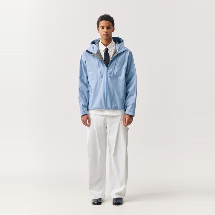 OCTOBEE LAB户外登山防风防水透气轻量化压胶连帽冲锋衣夹克外套