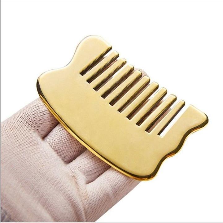 冯名雨 纯铜梳子刮痧板