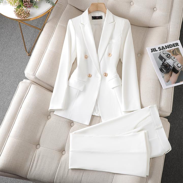 白色西装外套女2026新款春秋休闲气质女神范高端职业正装西服洋气