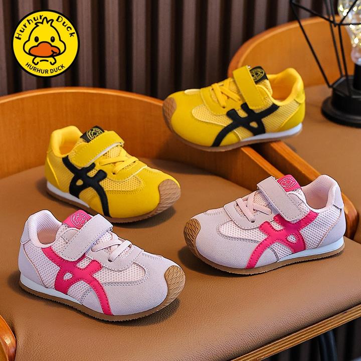 秋季新款儿童百搭运动鞋软底防滑透气网面幼儿园轻便男女童阿甘鞋