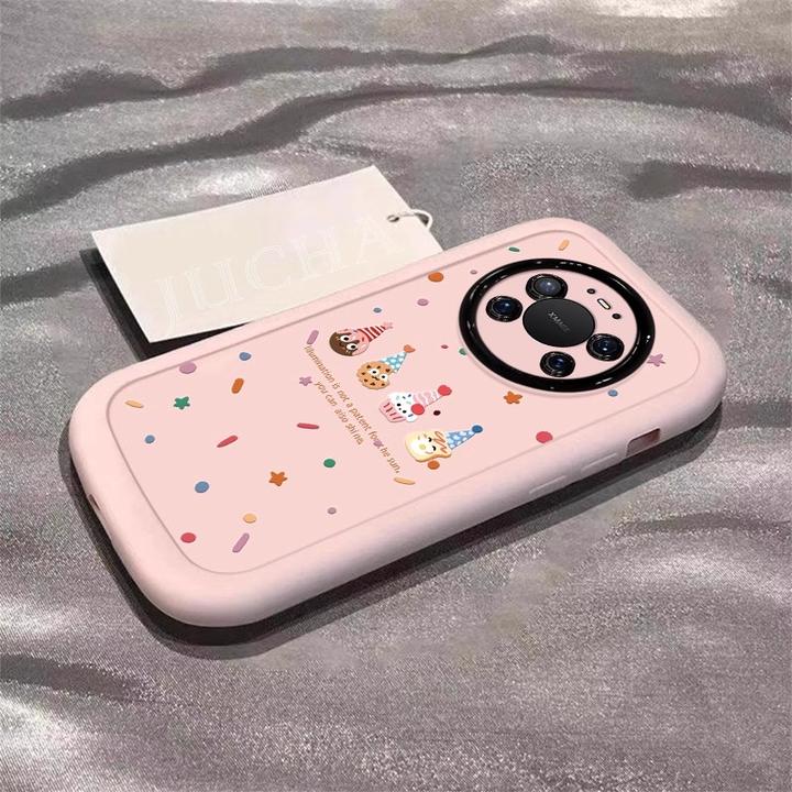 彩色小点饼干适用华为mate80pro女款小众手机壳80promax可爱80pro
